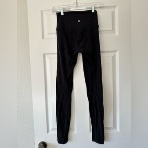 Lululemon leggings black size 4